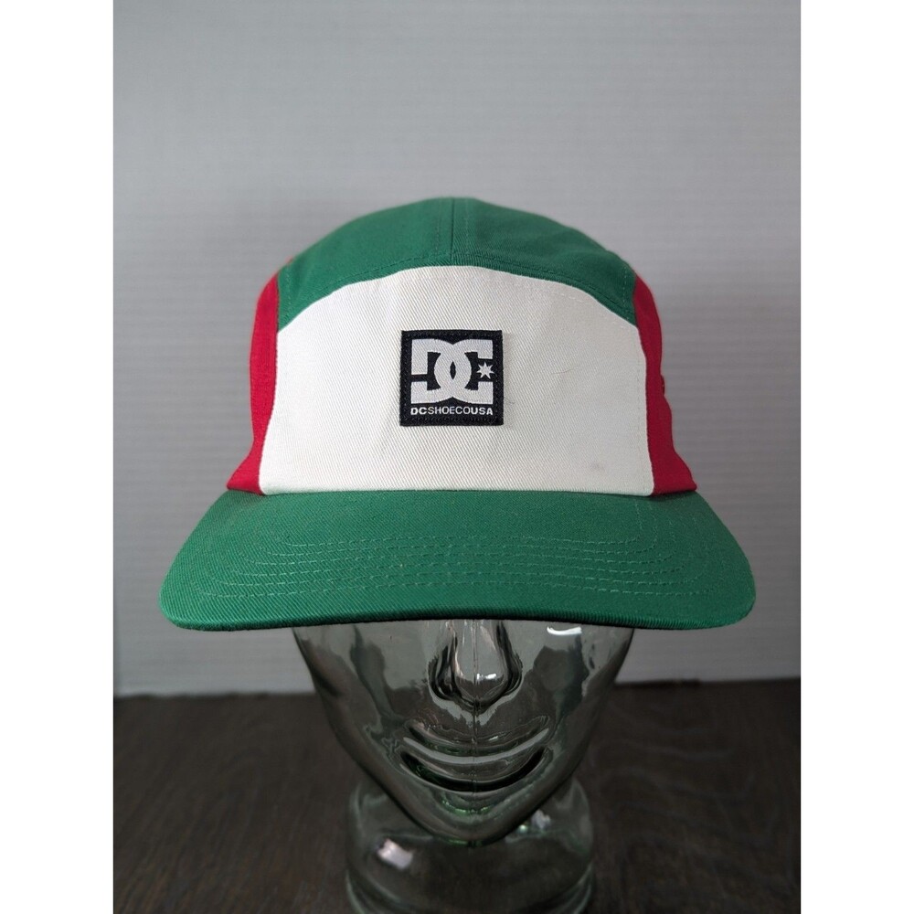 DC Mens Riptorn Camper Trucker Hat Red Green White Adjustable Logo Skateboard